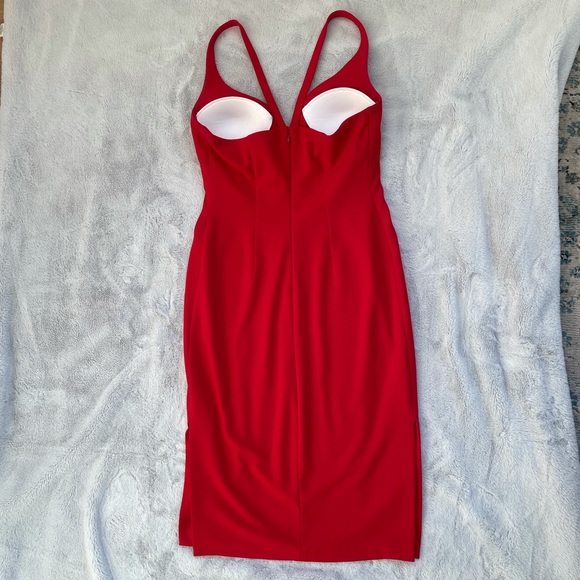 Strappy red Calvin Klein dress. Size 10. - Picture 3 of 7